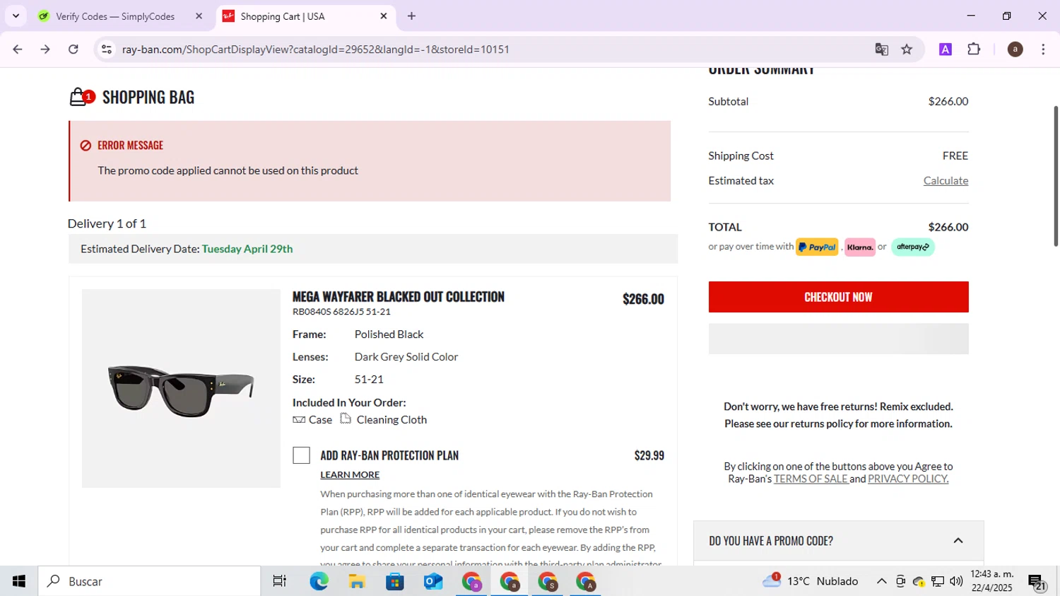 Apple Pay Ray Ban Promo Code November 2019 Sunglasses Ray Ban