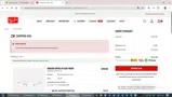 Ray-Ban coupon verification screenshot
