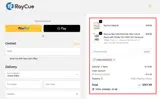 RayCue coupon verification screenshot