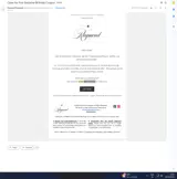 BDAYMAY25 coupon verification screenshot