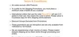 RC4WD coupon verification screenshot