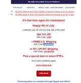 RC4WD coupon verification screenshot