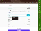 SHOP coupon verification screenshot