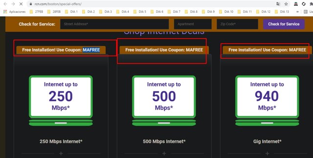 Astound Broadband checkout page showing Astound Broadband coupon code box | Screenshot taken by SimplyCodes community member on May 11, 2021