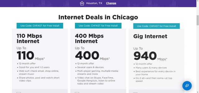 Astound Broadband checkout page showing Astound Broadband coupon code box | Screenshot taken by SimplyCodes community member on Feb 3, 2022