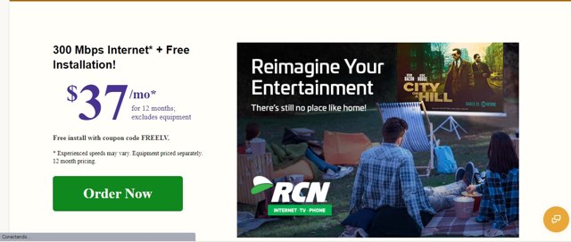 Astound Broadband checkout page showing Astound Broadband coupon code box | Screenshot taken by SimplyCodes community member on Apr 22, 2021