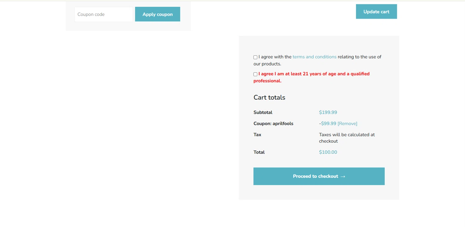 RCS Research checkout page showing RCS Research coupon code box | Screenshot taken by SimplyCodes community member on Apr 1, 2025