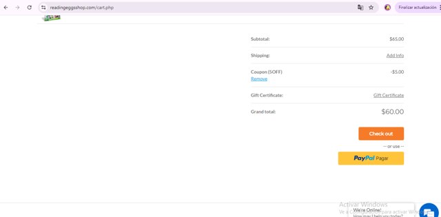 Reading Eggs checkout page showing Reading Eggs coupon code box | Screenshot taken by SimplyCodes community member on Sep 6, 2024