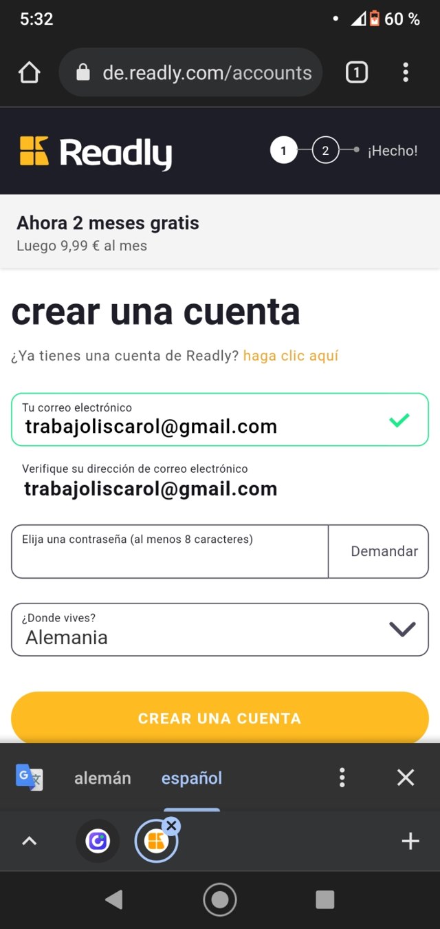 Readly checkout page showing Readly discount code box | Screenshot taken by SimplyCodes community member on Dec 27, 2021