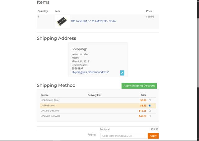 Ready Made RC checkout page showing Ready Made RC promo code box | Screenshot taken by SimplyCodes community member on Aug 29, 2025