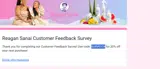 SURVEY24 coupon verification screenshot