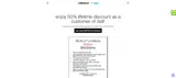 SELF50 coupon verification screenshot