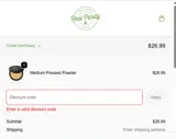 Hearts coupon verification screenshot
