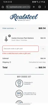 WINTER20 coupon verification screenshot