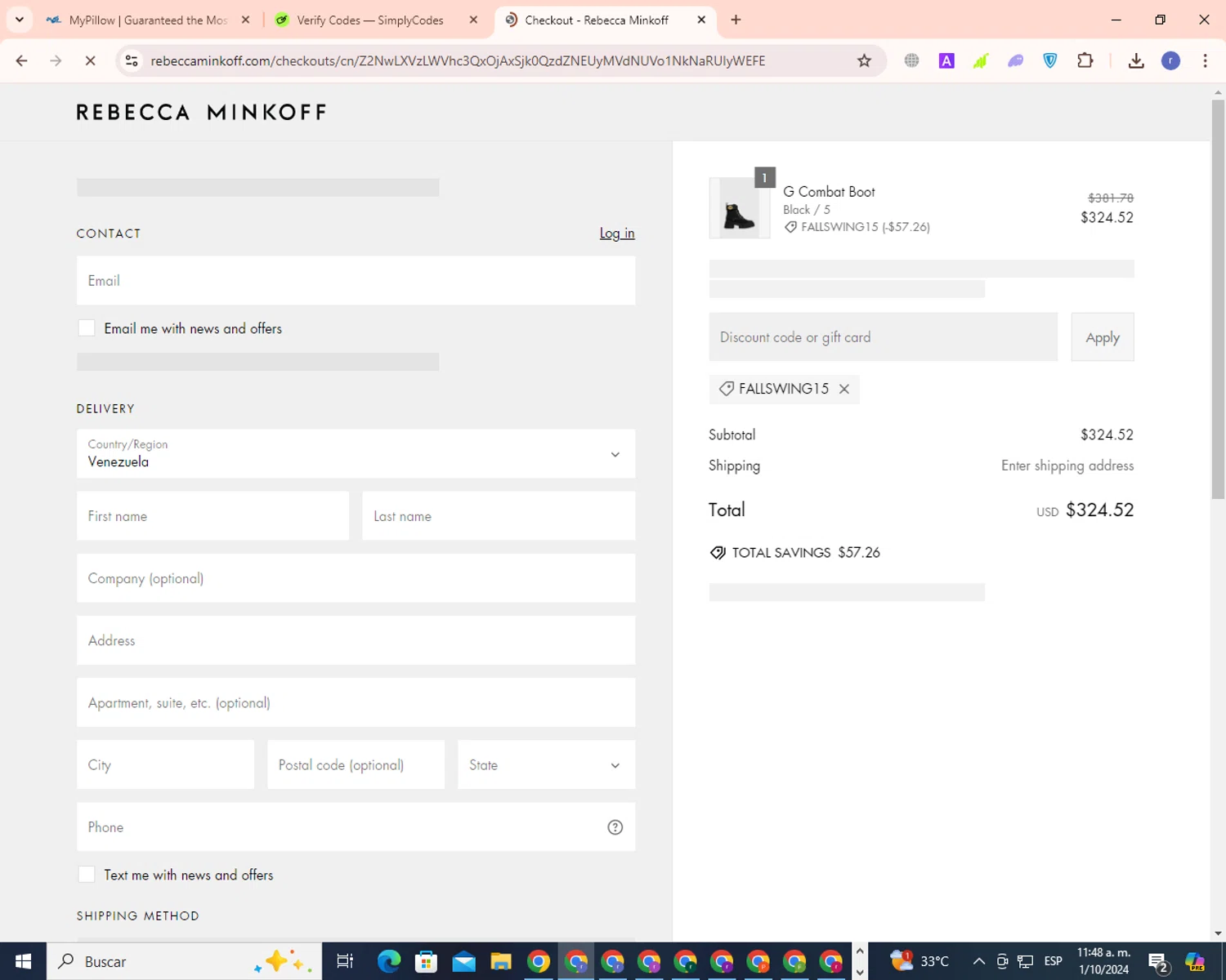 how to use Rebecca Minkoff coupons