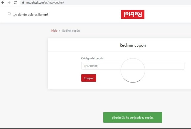 Rebtel checkout page showing Rebtel coupon code box | Screenshot taken by SimplyCodes community member on Feb 16, 2021