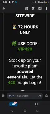 Vip420 coupon verification screenshot
