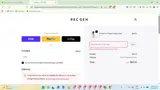 REC GEN coupon verification screenshot