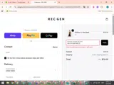 REC GEN coupon verification screenshot