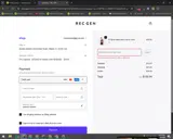REC GEN coupon verification screenshot