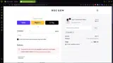 REC GEN coupon verification screenshot