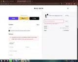 REC GEN coupon verification screenshot
