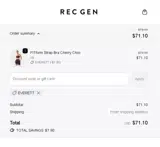 REC GEN coupon verification screenshot