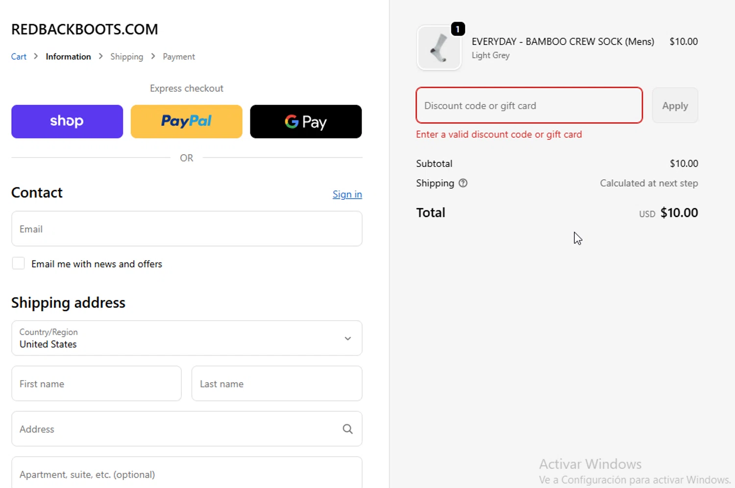 Redback Boots discount code screenshot showing code 67 applied at Redback Boots checkout page. Uploaded by SimplyCodes community member ligthYA on Dec 28, 2025