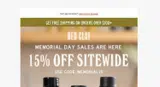 MEMORIAL15 coupon verification screenshot