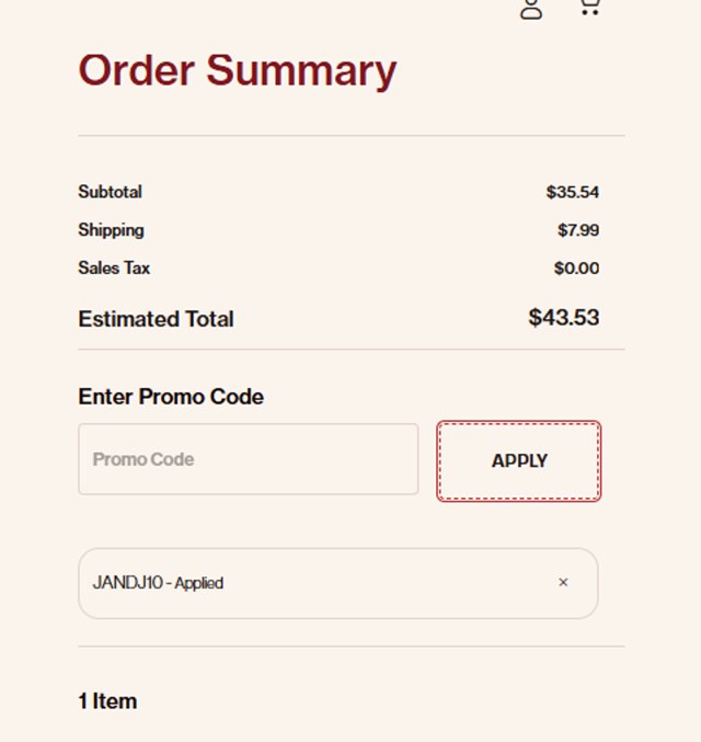 Red Kap checkout page showing Red Kap promo code box | Screenshot taken by SimplyCodes community member on Jun 19, 2025