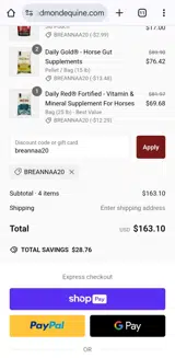 breannaa20 coupon verification screenshot