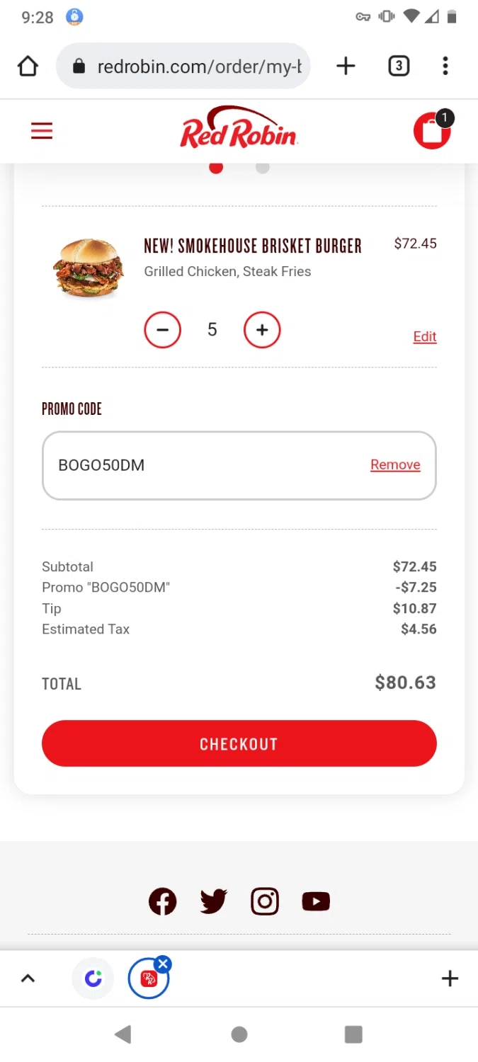 Red Robin Promo Codes 50 Off September 2024