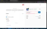 Red Tuna Shirt Club coupon verification screenshot