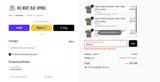 Red White Blue Apparel coupon verification screenshot