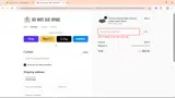 Red White Blue Apparel coupon verification screenshot