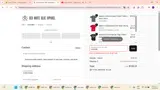 Red White Blue Apparel coupon verification screenshot