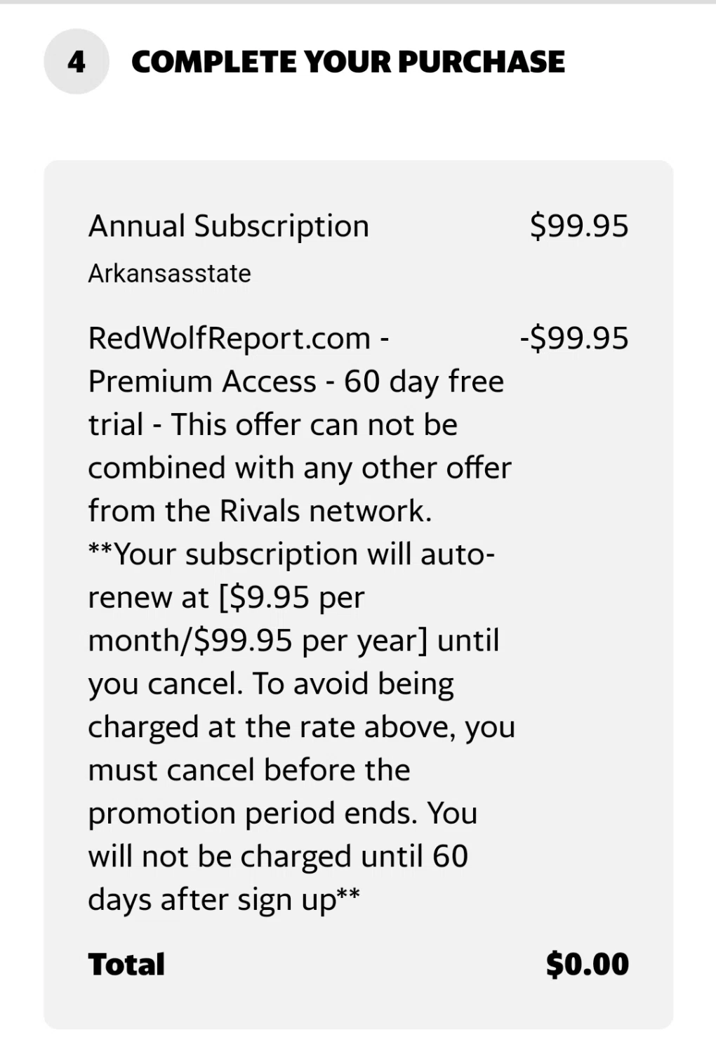 where to use Redwolf Report promo code box