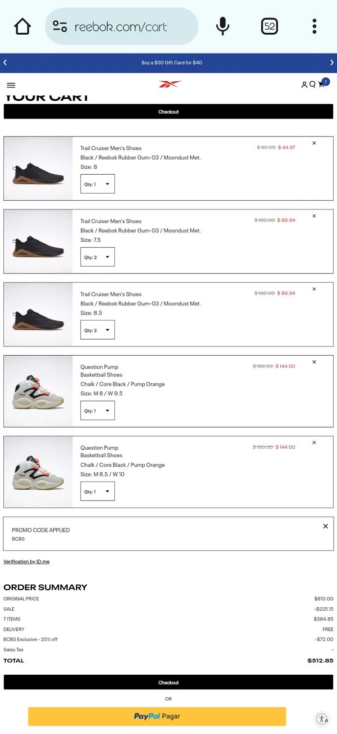 Reebok Promo Codes – 20% Off | December 2023