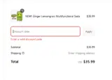 THEDUCKSUMBRELLA coupon verification screenshot