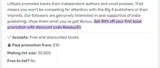 Reedsy30 coupon verification screenshot