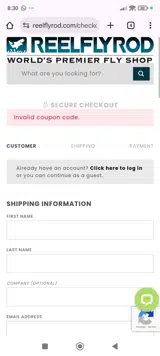 BLACK20 coupon verification screenshot