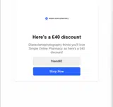 friend40 coupon verification screenshot