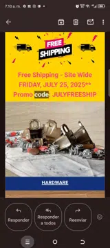 Reflect Window & Door coupon verification screenshot