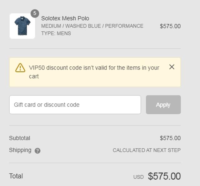 Reigning Champ checkout page showing Reigning Champ discount code box | Screenshot taken by SimplyCodes community member on Aug 14, 2023