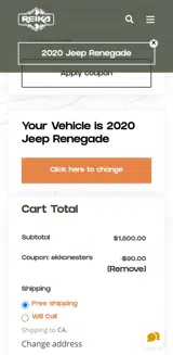 EKKONESTERS coupon verification screenshot