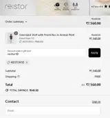 Reistor coupon verification screenshot