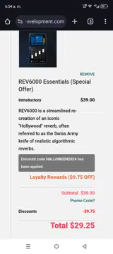 HALLOWEEN2024 coupon verification screenshot