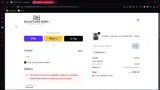 Relentless Rebel Apparel coupon verification screenshot