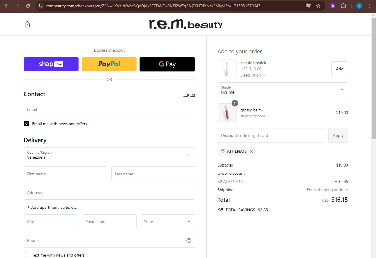 rem beauty Promo Codes 15 Off July 2024
