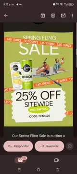 Fling25 coupon verification screenshot